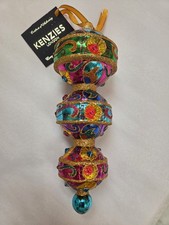 Kenzies Of London BELLA ITALIANO   Glass Christmas Ornament picture