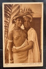 Agrome COLONY PC Lehnert & Landrock,, Tunis c1910 GIRL & BOY Risque  Photo (8168 picture