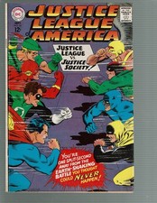 Justice League of America 56 JSA vs JLA F/VF picture
