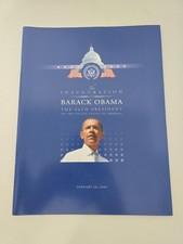 2009 President Barack Obama Inauguration Presidential Program picture