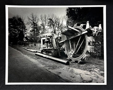 1984 Charlotte NC Hampton Park Water Pipe Laying Equipment Vintage Press Photo picture
