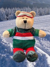 Starbucks 2019 Limited Edition Bearista Bear Skier Plush Stuffed Animal picture