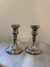 Pair of Vintage Silverplate Candlesticks picture