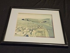 1967 Royal Navy Jet Flying Over St. Louis Missouri Gateway Arch & Busch Stadium picture