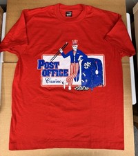 Vintage 1980’s POST OFFICE Casino Henderson Nevada Uncle Sam Red T-Shirt NEW NOS picture