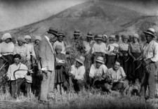 Farmers Abruzzo Italy 1910-20 OLD PHOTO picture