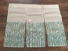 NOS Vintage Takashimaya Handwoven Hemp Noren Door Curtain Tokyo Arts Crafts picture