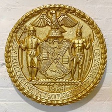 SEAL OF THE  CITY OF NEW YORK  FROM THE WEST SIDE ELEVATED HIGHWAY picture