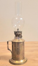 Une Lampe Pigeon Vintage Brass Pigeon Oil Lamp Certified In Arcachon France 1888 picture
