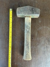 Vintage- Alltrade Inc. 3.3 Lb Drilling Hammer- Wooden Handle-  picture