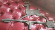 Vintage Antique John Deere Weather Vane☆Broken Arrow, Needs Repair, Old Original picture