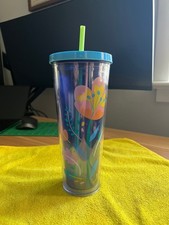 Starbucks 24oz Double-Wall Acrylic Cold Cup Tumbler Floral picture