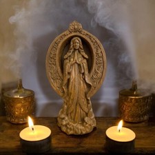 Moon Goddess Aradia Lunar Goddess Celtic Pagan Wiccan Wicca Altar Druid Witches picture