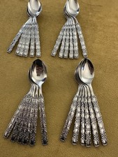 (6) TEASPOONS VINTAGE ONEIDA NORTHLAND HOUSTON STAINLESS JAPAN (4available) picture