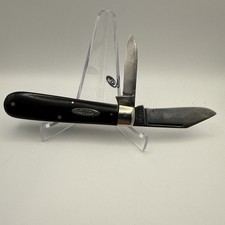 1940 - 1964 CASE XX 22031 1/2 slick black jack knife rare used no wobble carbon  picture