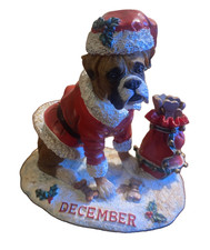 The Danbury Mint Boxer Perpetual Calendar Figurine for December picture