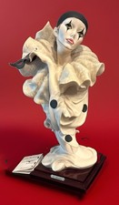 RARE Giuseppe Armani Harlequin Bust “Masquerade” Hand Signed* #527 Black-White picture