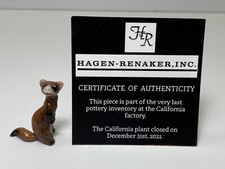 Hagen Renaker #924 A-3318 Specialties Ferret Standing Last of the Factory Stock picture