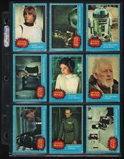 1977 Topps Star Wars Series (1) One Blue Complete 66 Card and 11 Sticker Set picture