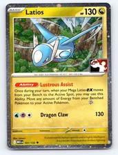 Latios 101/132 Holo Uncommon Prize Pack Series Cards Pokemon Damaged picture
