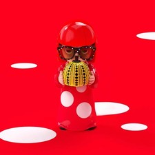 Artist Yayoi Kusama Pumpkin Vinyl Model Desktop Doll Ornamentsh 28CM Color Box picture
