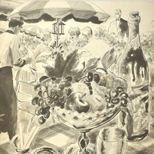 1950s Jacques French Restaurant Menu 900 North Michigan Avenue Chicago Illinois picture