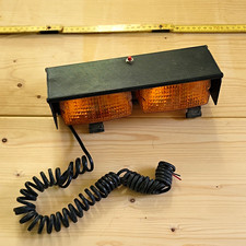 Federal Signal SignalMaster Sigm Dual Light | Rear Flashing | US Car | Excellent Function picture