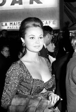 Portrait of Veronique Vendell at the premiere of the film La Chass- Old Photo picture