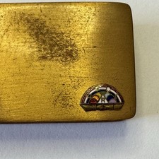 Vintage BFCL Rainbow Girls Powder Compact Case International Order Masonic Rare picture