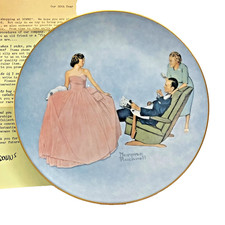 The American Family Series By Norman Rockwell “Sweet Sixteen” With l Box (NEW) picture