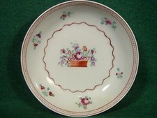 New Hall Saucer Pattern 171 c.1785 Antique British Porcelain 18th Century picture