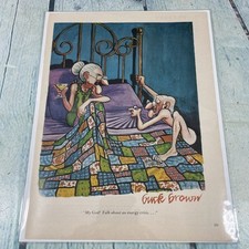 1973 Sexy Adult Cartoon Energy Crisis Vtg Print Ad/Poster Pinup Art Magazine Pg picture