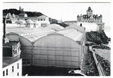 c.1898 SAN FRANCISCO SUTRO BATHS REAR VIEW w/VICTORIAN CLIFF HOUSE~NEW POSTCARD picture