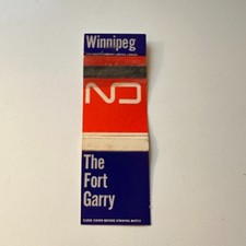 The Fort Garry in Winnipeg Canada Vintage Matchbook Cover 5MB125-3 picture