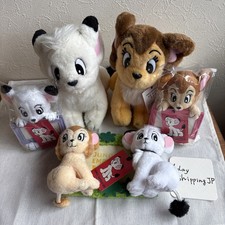 jungle Emperor Leo Plush Doll Kimba the White Lion Stuffed Raiya Photo Case Set picture
