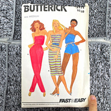 Butterick 3111 Fast & Easy Women’s Dress & Jumpsuit Sewing Pattern Medium picture