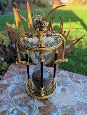 Franklin Mint Maritime Historical Society Zodiac Hourglass 1990's  9.5 Inches picture
