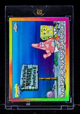 SpongeBob SQUAREPANTS Patrick STAR RARE HOLO REFRACTOR CARD Nickelodeon picture