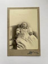 Antique Cabinet Photo Infant Johnson Salt Lake Utah c1890s picture