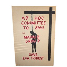 Original 70's Franco era Spain Madrid Group Poster Board Eva Forest picture