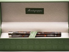 Montegrappa Ducale Gray and Orange Fountain Pen M nib picture