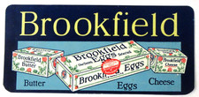 1926 Swift & Co BROOKFIELD EGGS BUTTER CHEESE celluloid pocket ruler calendar xx picture