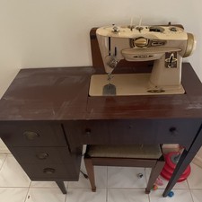 Vintage Singer In Desk Sewing Machine picture