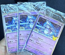 Pokemon Mewtwo promo card 063/128 Holo Classic lot of 3 picture