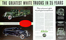 White Motor Co Streamlined Delivery Trucks Cleveland Ohio Vtg Magazine Print Ad picture