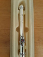 Original Karshi Jerusalem Mezuzah Case Empty Judaica Mezuza Israel picture
