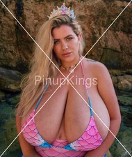 Get All 12  8x10 Photos Woman Art Busty Art Posed Model Nina Phoenix Set 1 picture
