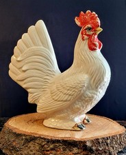 Vintage Ceramic Rooster/Chicken Hand Painted Olimco Imports Japan Farmhouse picture