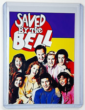 Saved By The Bell Limited Artist Signed “Nineties Classic” Trading Card 6/10 picture