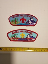 nevada area council CSP Lot Of 2 Shoulder Patches BSA picture